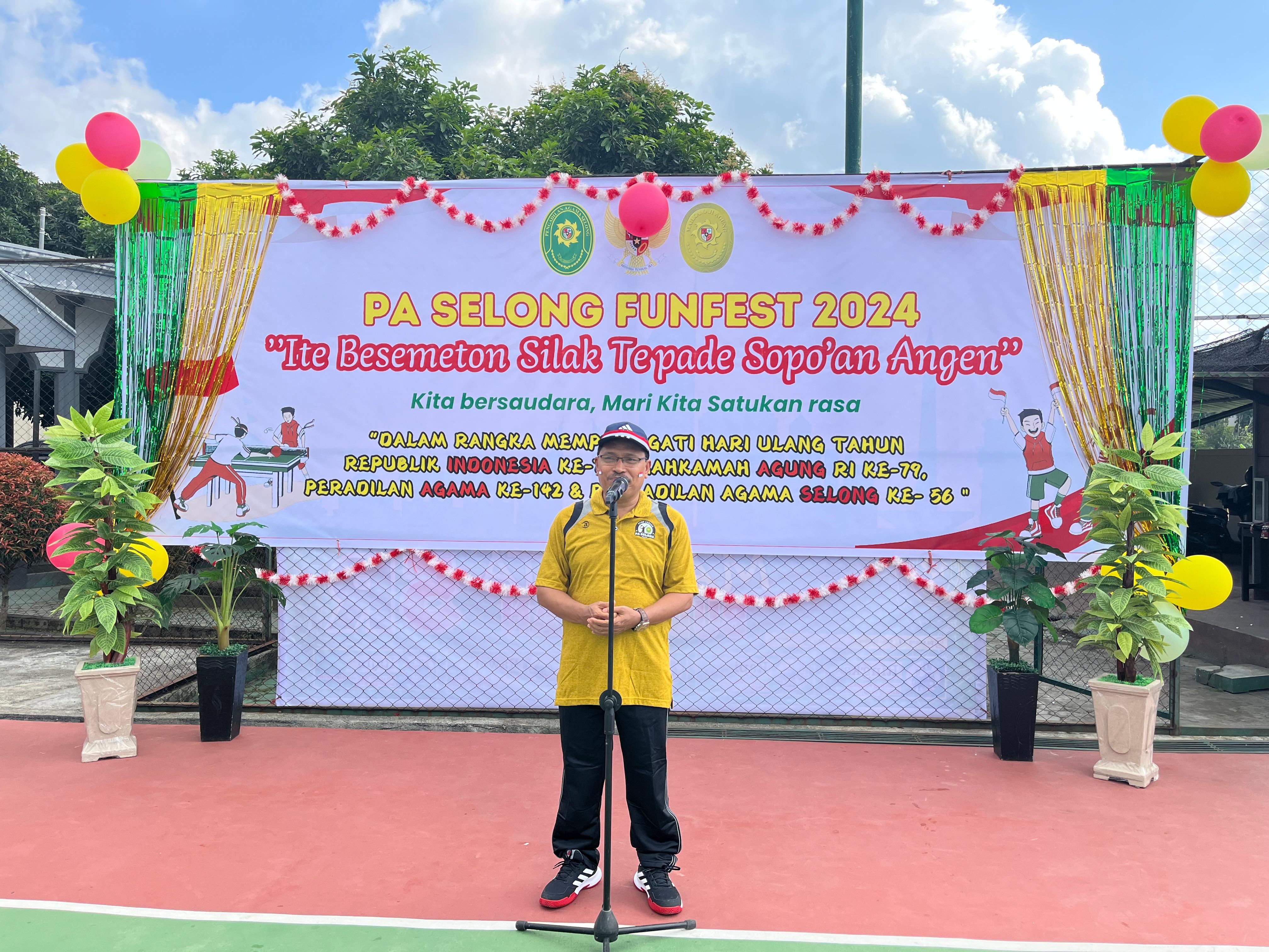 Pembukaan PA Selong Funfest 2024