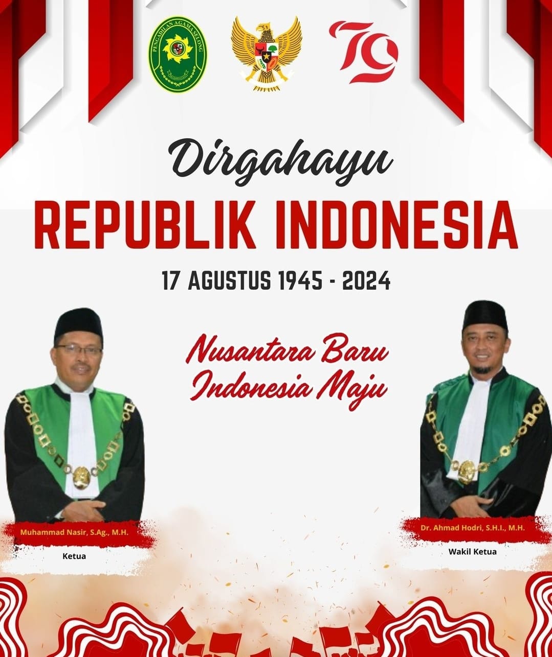 Dirgahayu ke-79 Republik Indonesia