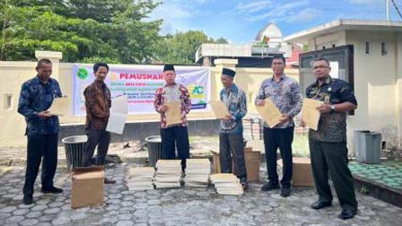 Pemusnahan 1.400 Blanko Akta Cerai di Pengadilan Agama Selong