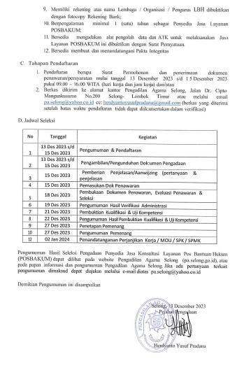 jadwal